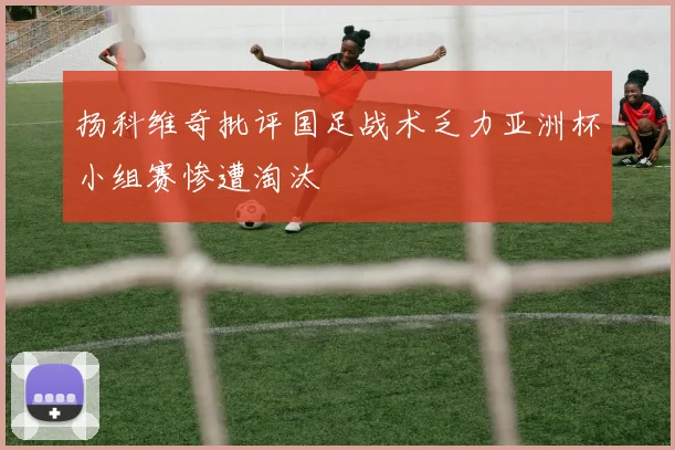 扬科维奇批评国足战术乏力亚洲杯小组赛惨遭淘汰